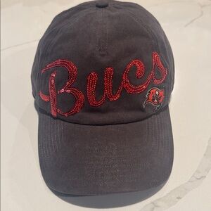 Women’s Adjustable sequin bling Tampa Bay Buccaneers baseball Cap NWOT